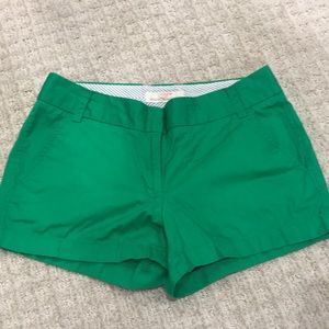 J Crew broken in chino shorts